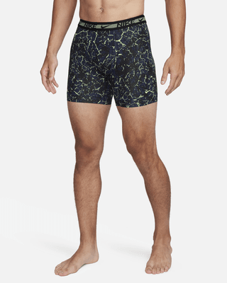 【M】NIKE BOXER BRIEF × 3s Nike Men's Essential Micro Boxer 3 Pack Brief, Black/Grey